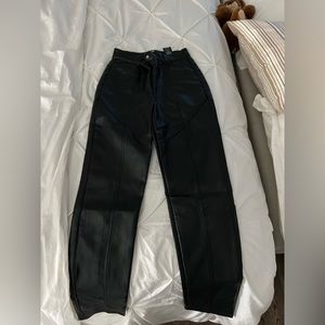Leather Aritzia pants